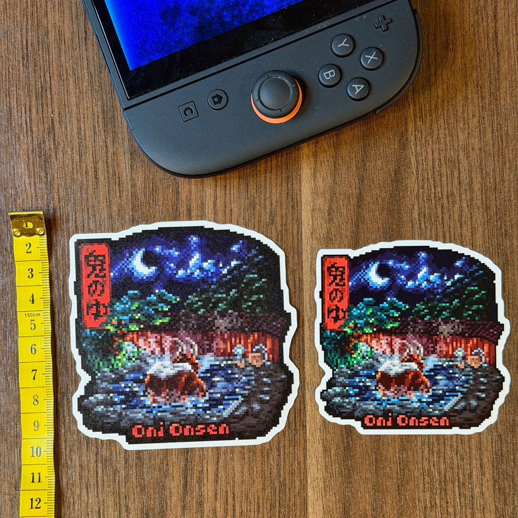 Oni Onsen Sticker