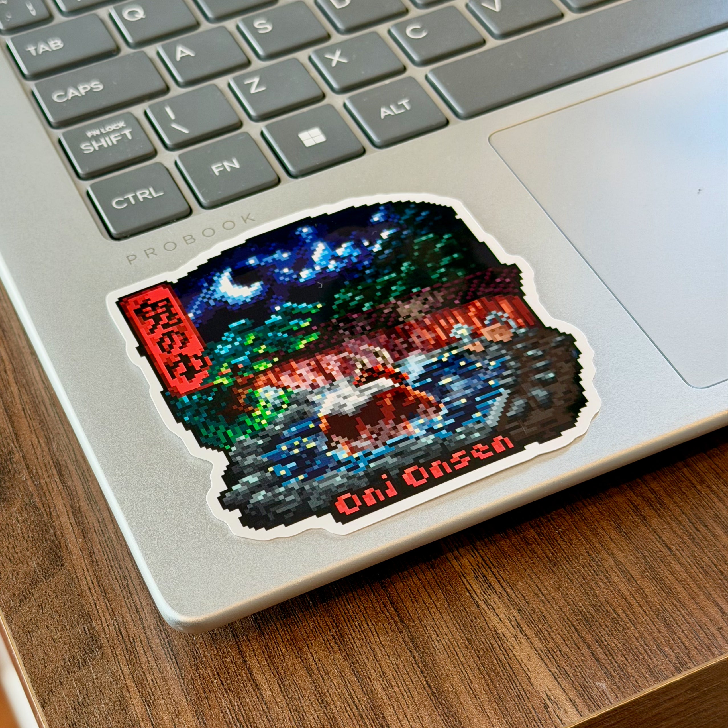 Oni Onsen Sticker