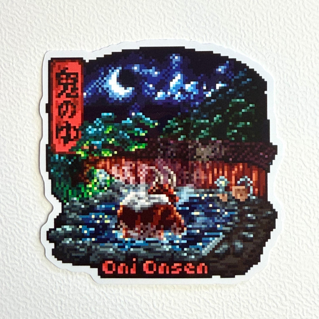 Oni Onsen Sticker