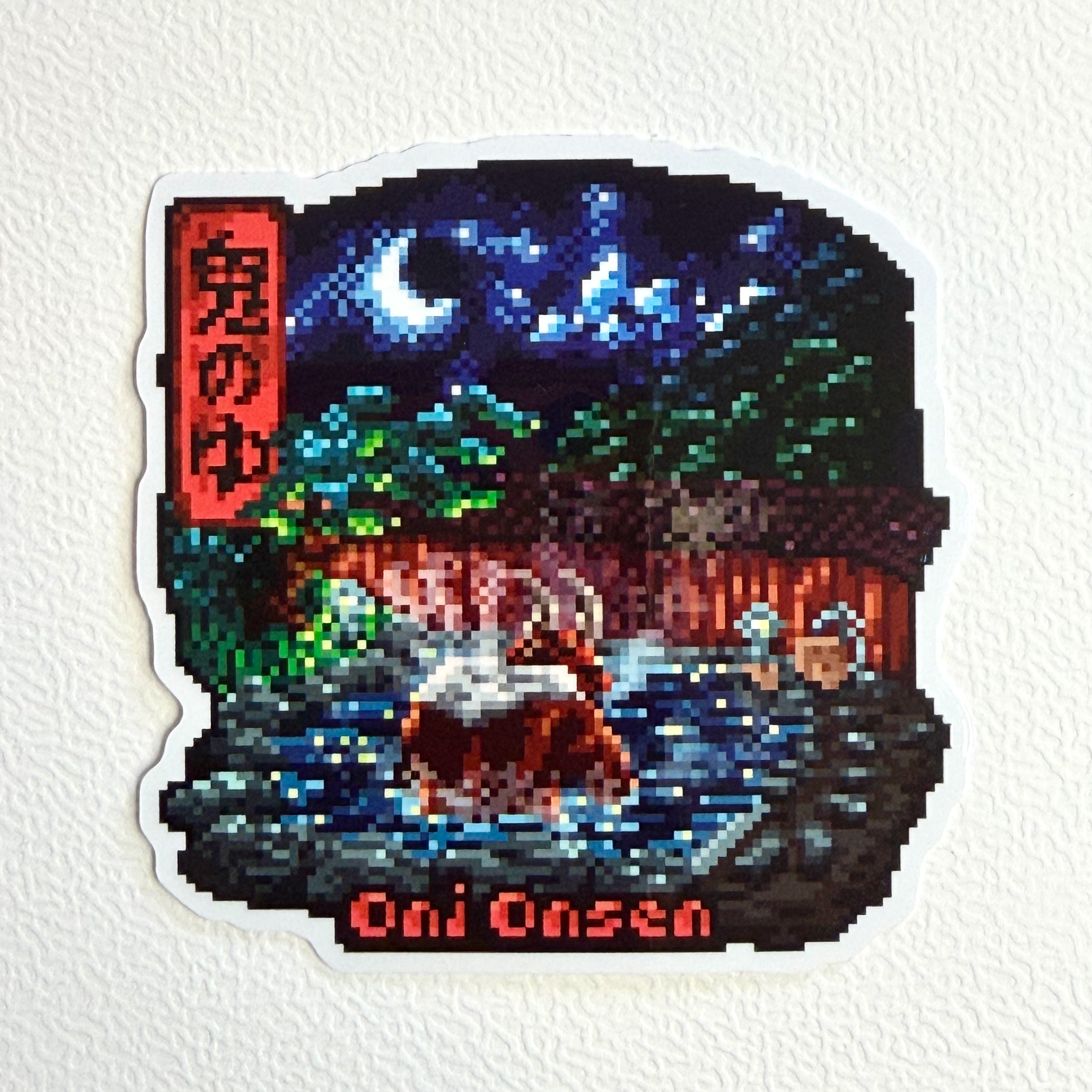 Oni Onsen Sticker