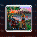 Kitsune Sticker